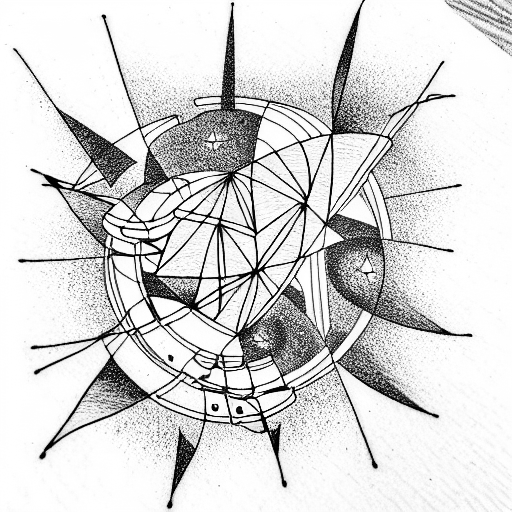 space tattoo design idea