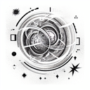 space tattoo design idea