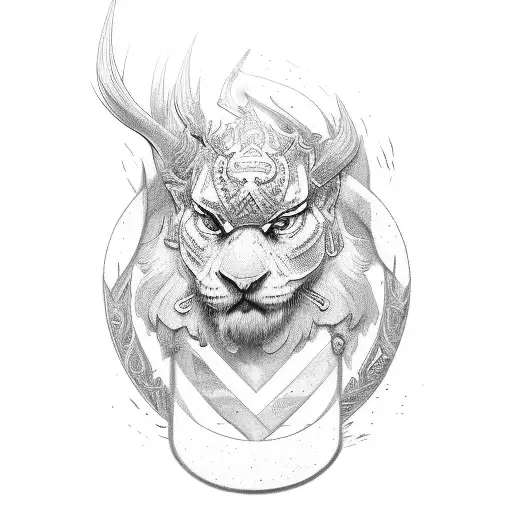 leader tattoo design idea