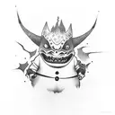 gengar tattoo design idea