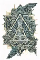 Blessed word tattoo design idea