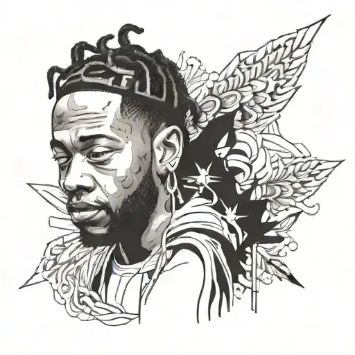 kendrick lamar count me out tattoo design idea