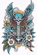 Polaris the band's album covers tattoo design idea