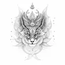 karma dharma sanskrit tattoo design idea