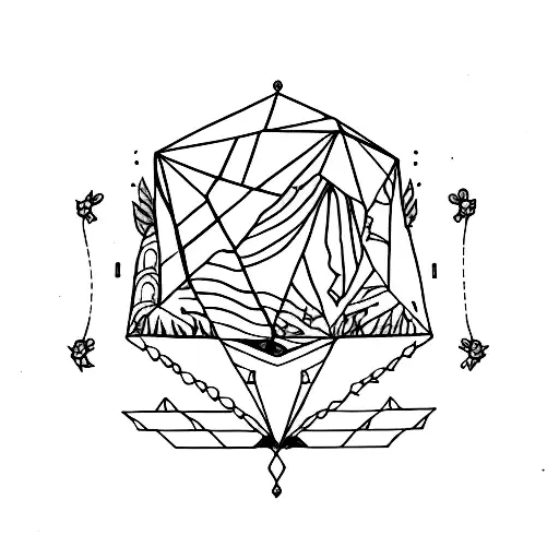 tattoo representing a broken marriage with a pear shape diamond for a forearm tattoo design idea