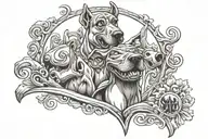 Madd Scooby Doo Symbol tattoo design idea