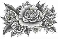Name Sophia tattoo design idea