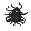 black medusa tattoo design idea