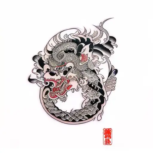 Japanese Yakuza tattoo design idea