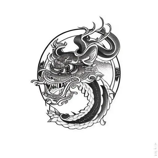 Japanese Yakuza tattoo design idea