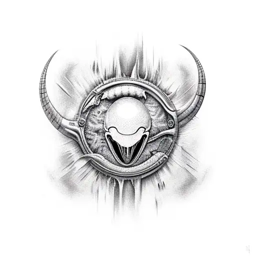 3d highly realistic aliens invade the world , world fighting back  tattoo design idea