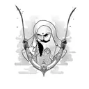 bard tattoo design idea