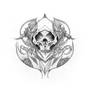 bard tattoo design idea