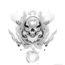 bard tattoo design idea
