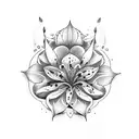 Lily tattoo design idea