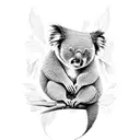 koalas  tattoo design idea