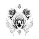 koalas  tattoo design idea
