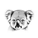 koalas  tattoo design idea