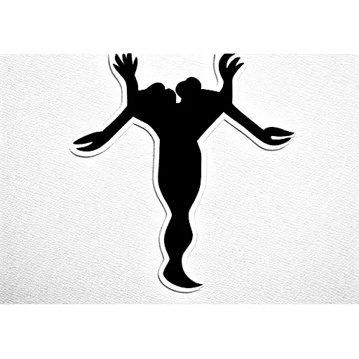 icarus falling tattoo design idea