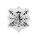 roman numerals on one side of collarbone that translates to 2008 and another one that translates to 1948 tattoo design idea
