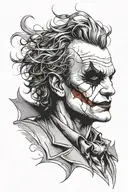 joker heath ledger tattoo design idea