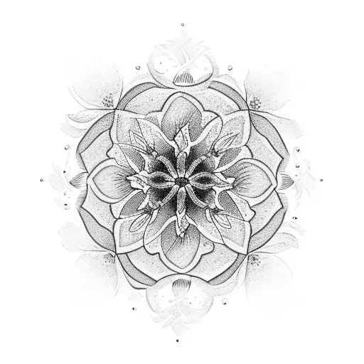 plum blossom tattoo design idea
