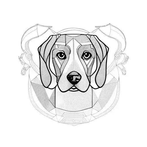 beagle  tattoo design idea
