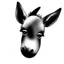  baby donkey  tattoo design idea