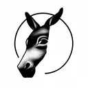  baby donkey  tattoo design idea