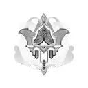 Hamsa Symbol tattoo design idea