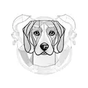 beagle  tattoo design idea