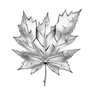 Maple Leaf tattoo design idea