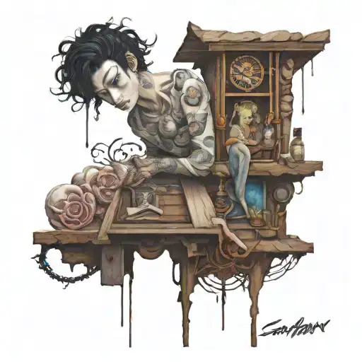 the endless from Sandman     tattoo design idea