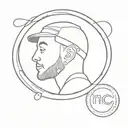 mac miller circles tattoo design idea
