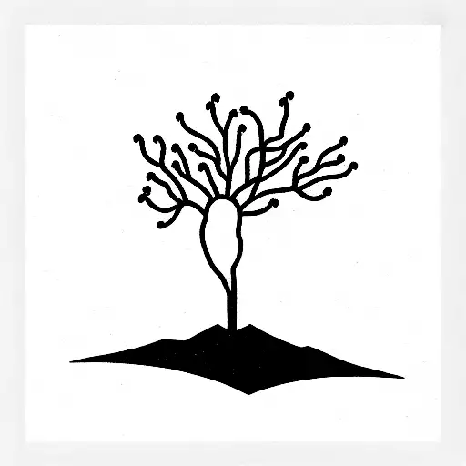 dogwood flower, Joshua tree tattoo design idea