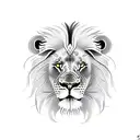 Lion tattoo design idea