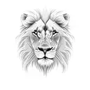 Lion tattoo design idea