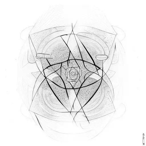 quantum entanglement tattoo design idea