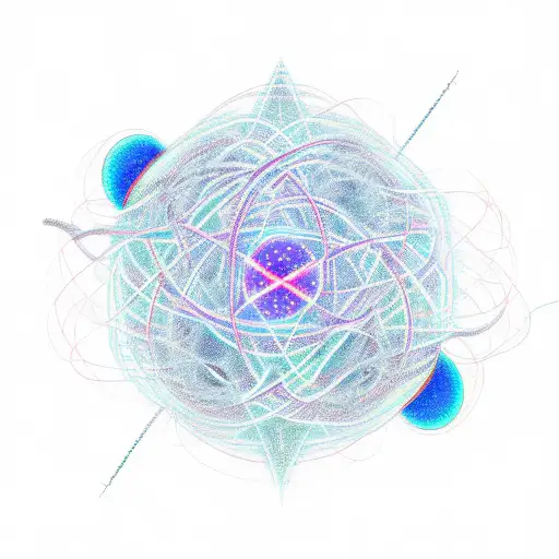 quantum entanglement tattoo design idea
