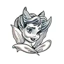Tinkerbell tattoo design idea