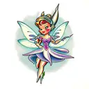 Tinkerbell tattoo design idea