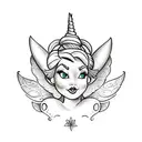 Tinkerbell tattoo design idea