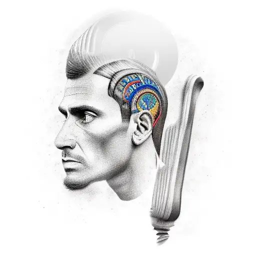 number 11 Roman  tattoo design idea