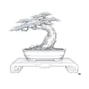 a bonsai tree tattoo design idea