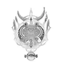 Circular tribal taurus with two pisces fish inside of it tattoo design idea