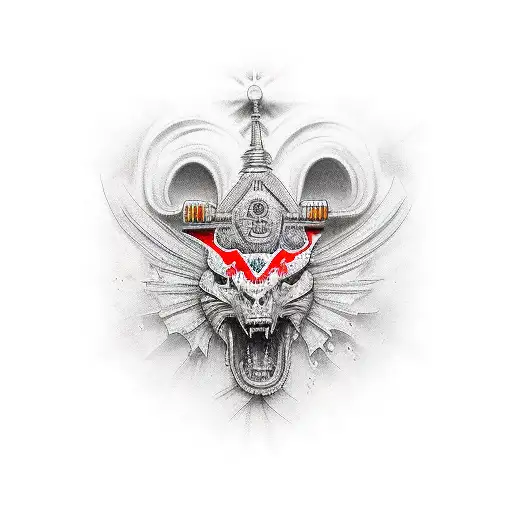 Romania Decebal tattoo design idea