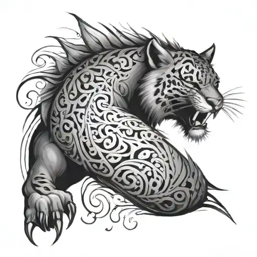 He who is not courageous enough to take risks will accomplish nothing in life. tattoo design idea