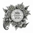 He who is not courageous enough to take risks will accomplish nothing in life. tattoo design idea