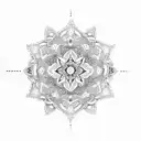 dotwork sleeve mandala  tattoo design idea