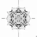 dotwork sleeve mandala  tattoo design idea